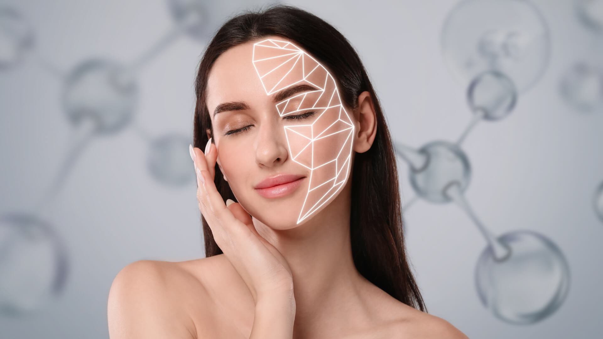 Aplicação de bioestimulador de colágeno facial para firmeza